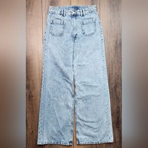 DIVIDED Wide High Jeans light denim size 8